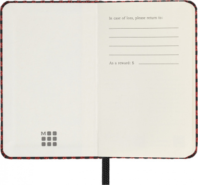 Блокнот Moleskine LIMITED EDITION PRESCIOUS & ETHICAL SHINE LEHSHINEMP012MRED XS 65х105мм 160стр. нелинованный твердая обложка подар.кор. бордовый металлик