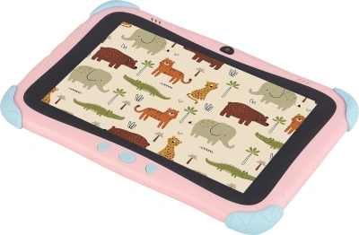 Планшет Digma Kids A8 SC9863A (1.6) 8C RAM2Gb ROM32Gb 8" IPS 1280x800 4G 1Sim Android 11.0 Go розовый 2Mpix 0.3Mpix BT WiFi microSD 512Gb 3000mAh