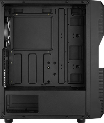 Корпус Aerocool Menace Saturn FRGB-G-BK-v1 черный без БП ATX 7x120mm 2x140mm 2xUSB3.0 audio bott PSU