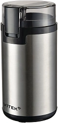 Кофемолка Vitek Gracia VT-CG1540 400Вт сист.помол.:ротац.нож вместим.:80гр стальной