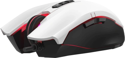 Мышь A4Tech Bloody ES7 белый оптическая 6000dpi USB 8but (RS7 PANDA WHITE)