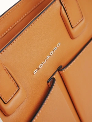 Деловая сумка женская Piquadro Ashley BD6461W134/AR с отделением для ноутбука охра натур.кожа