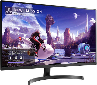 Монитор LG 27" 27QN600-B черный IPS LED 16:9 HDMI матовая 1000:1 350cd 178гр/178гр 2560x1440 75Hz DP 2K