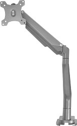 Кронштейн для мониторов Ultramounts UM708 серебристый 17"-32" макс.9кг крепление к столешнице поворот и наклон