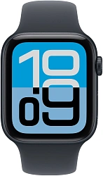 Смарт-часы Apple Watch SE 3 2025 A3325 44мм OLED корп.темная ночь Sport Band рем.темная ночь разм.брасл.:M/L (MEHQ4X/A)