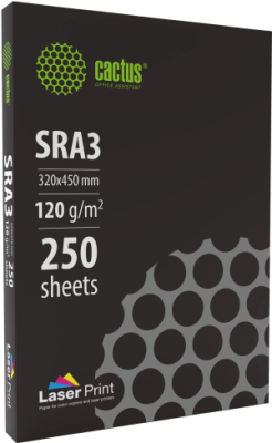 Бумага Cactus CS-LPSRA3120250 SRA3/120г/м2/250л./белый для лазерной печати