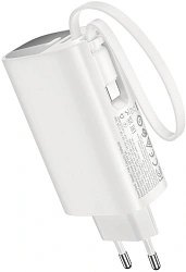 Мобильный аккумулятор Hoco J148 Handy 5000mAh 3A белый (46857)