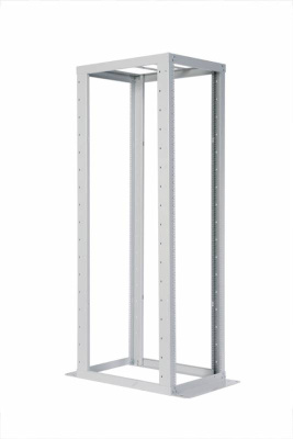 Стойка двухрамная ЦМО СТК-С-42.2.750 42U 560ммX1035мм направл.под закл.гайки 400кг серый