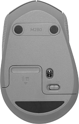 Мышь Logitech M280 серый оптическая 1000dpi беспров. USB 2but (910-004310)