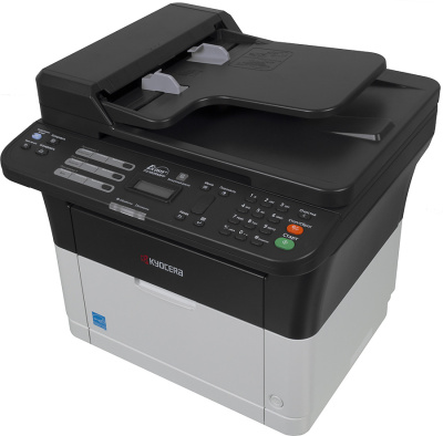МФУ лазерный Kyocera FS-1025MFP (1102M63RU0/RUV/RU2/NX2) A4 Duplex белый
