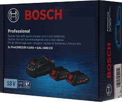 Батарея аккумуляторная Bosch 2 АКБ ProCORE +GAL1880CV 18В 4Ач Li-Ion (З/У в компл.) (1600A016GF)