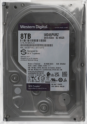 Жесткий диск WD SATA-III 8TB WD85PURZ Surveillance Purple (5640rpm) 256Mb 3.5"