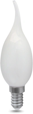 Лампа филам. Gauss Filament 5Вт цок.:E14 свеча 220B св.свеч.бел.теп. (упак.:10шт) (104201105)