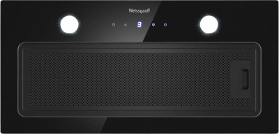 Вытяжка встраиваемая Weissgauff Dubhe 600 Touch черный управление: кнопочное (1 мотор)