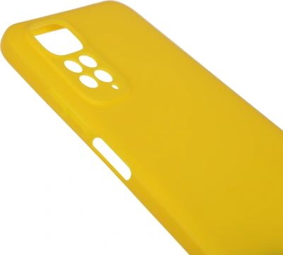 Чехол (клип-кейс) DF для Xiaomi Redmi Note 11/11s xiCase-61 желтый (XICASE-61 (YELLOW))
