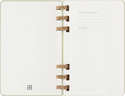 Еженедельник Moleskine ACADEMIC SPIRAL DHSPK5212AMWH3 Large 150х210мм 200стр. кремовые страницы спираль киви