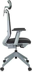 Кресло руководителя Бюрократ MC-G611NL-H черный Elastic-102 с подголов. крестов.4-луч. пластик пластик серый