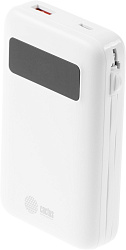 Мобильный аккумулятор Cactus CS-PBFSNT-10000 10000mAh 3A USB-A/USB-C белый
