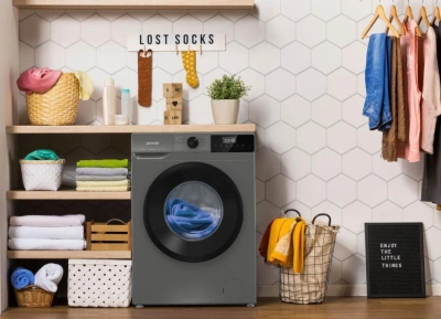 Стиральная машина Gorenje WNHPI84AS/AR класс: A загр.фронтальная макс.:8кг темно-серый инвертер