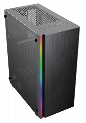 Корпус Formula CL-3302B RGB черный без БП ATX 7x120mm 2xUSB2.0 1xUSB3.0 audio bott PSU