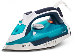 Утюг Vitek 1266-VT-02 2400Вт бирюзовый/белый
