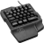 Игровой блок Оклик 701G IRON FIST черный USB for gamer LED (подставка для запястий) (1196590)