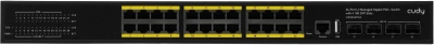 Коммутатор Cudy GS5024PS4-400W (L3) 24x1Гбит/с 4SFP+ 24PoE+ 400W управляемый