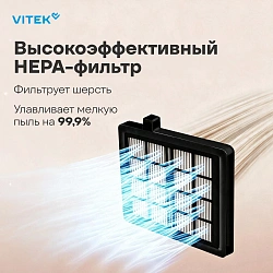 Пылесос Vitek VT-CV4060 2400Вт серый/серебристый