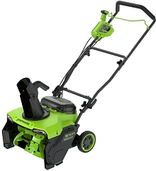 Снегоуборщик электр. Greenworks GD40STX2 1.8кВт