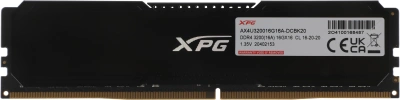 Память DDR4 2x16GB 3200MHz A-Data AX4U320016G16A-DCBK20 XPG Gammix D20 RTL Gaming PC4-25600 CL16 DIMM 288-pin 1.35В kit с радиатором Ret