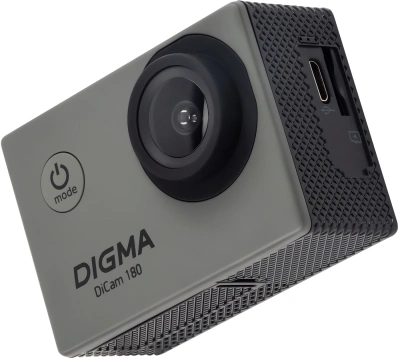 Экшн-камера Digma DiCam 180 серый