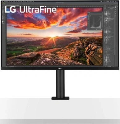 Монитор LG 31.5" 32UN880-B черный IPS LED 16:9 HDMI M/M матовая HAS Piv 350cd 178гр/178гр 3840x2160 60Hz FreeSync DP 4K USB 10.3кг