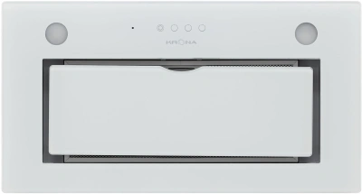 Вытяжка встраиваемая Krona Arven 600 S белый управление: сенсорное (1 мотор)