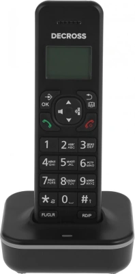 Р/Телефон Dect Decross DC1102B черный АОН