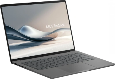 Ноутбук Asus Zenbook 14 UX3407QA-QD267W Snapdragon X X1-26-100 16Gb SSD512Gb Qualcomm Adreno 14" OLED WUXGA (1920x1200) Windows 11 Home grey WiFi BT Cam Bag (90NB1502-M00DN0)