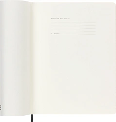 Еженедельник Moleskine CLASSIC SOFT WKNT XL 190х250мм 144стр. мягкая обложка черный