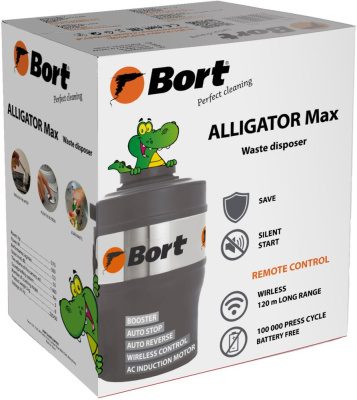 Измельчитель Bort Alligator Max 560Вт черный