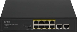 Коммутатор Cudy FS1010P (L2) 10x100Мбит/с 8PoE+ 120W неуправляемый