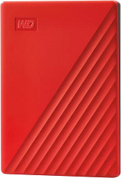 Жесткий диск WD USB3.2 Gen1 2TB WDBYVG0020BRD-WESN My Passport 2.5" красный