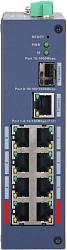 Коммутатор Dahua DH-CHS4110-8ET-110 (L2) 8x100Мбит/с 1x1Гбит/с 1xКомбо(1000BASE-T/SFP) 1SFP 8PoE управляемый