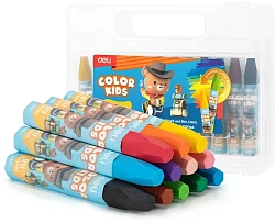Масляная пастель Deli EC20104 Color Emotion шестигранные 12цв. пл.кор.