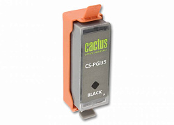Картридж струйный Cactus CS-PGI35 черный (9мл) для Canon Pixma IP100 с чипом