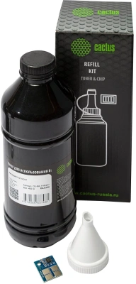 Тонер Cactus CS-RK-THМ247 черный флакон 400гр. (в компл.:чип) для принтера Катюша Р247/М247