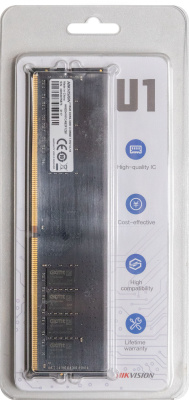 Память DDR4 16Gb 3200MHz Hikvision HKED4161CAB2F1ZB1/16G RTL PC4-25600 CL18 DIMM 288-pin 1.35В Ret