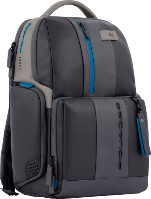 Рюкзак мужской Piquadro Urban CA4532UB00/NGR черный/серый кожа