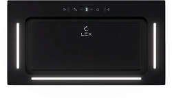 Вытяжка встраиваемая Lex Aura 600 Inverter BL черный управление: сенсорное (1 мотор)