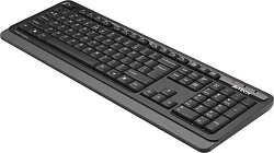 Клавиатура A4Tech FGK10 серый USB беспроводная Multimedia