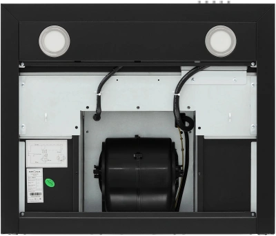 Вытяжка встраиваемая Krona Rina 600 Pb черный управление: кнопочное (1 мотор)