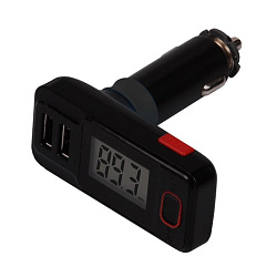 Автомобильный FM-модулятор Ritmix FMT-A775 черный MicroSD BT USB (15119075)