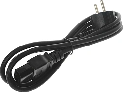 Шнур питания Lanmaster LAN-PP13/SHA-1.5-BK C13-Schuko проводник.:3x0.75мм2 1.5м 220В 10А черный